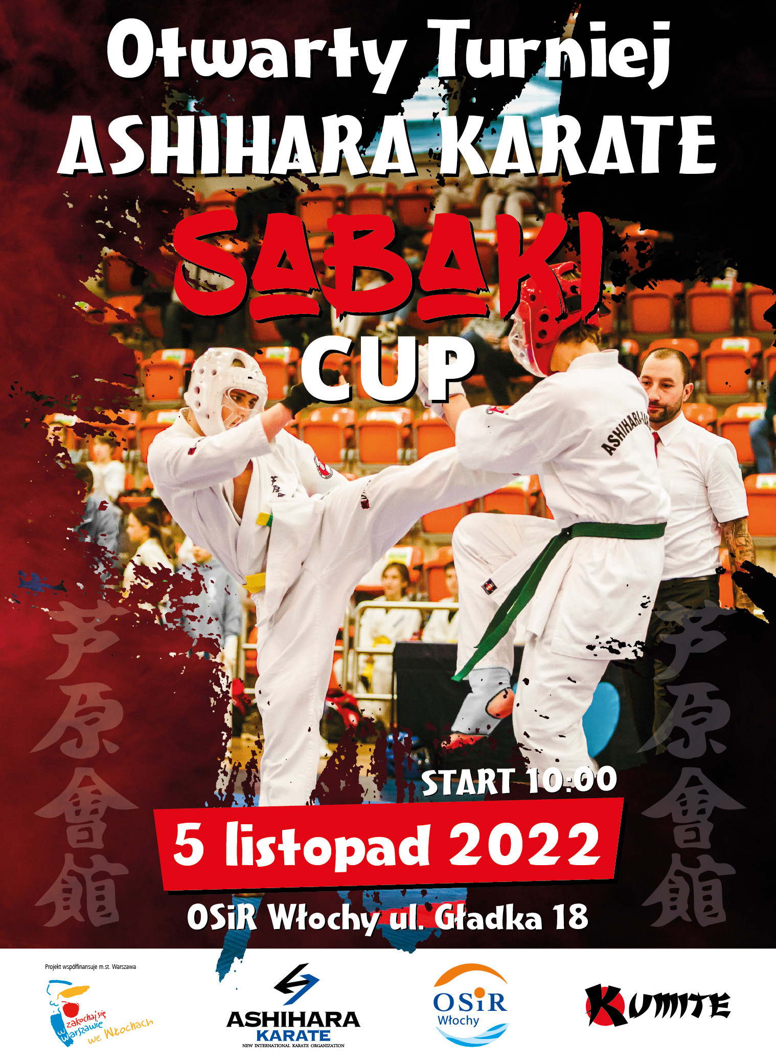 Otwarty Turniej ASHIHARA KARATE SABAKI CUP 5.11.2022